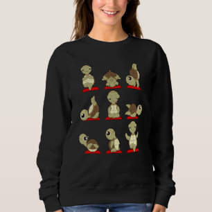Sweatshirt Turtle Do Yoga Workout Save Turtle