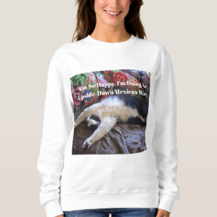 Sweatshirt Tuxedo Cat Funny Cute faire une citation d'onde me