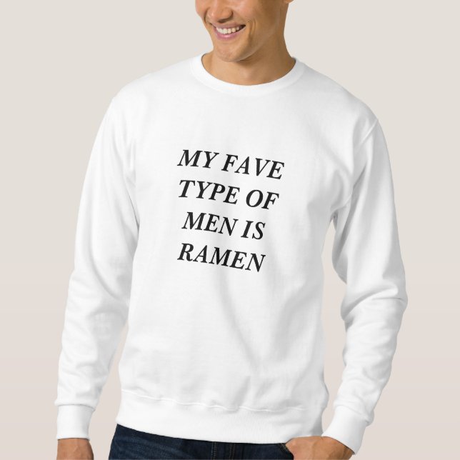 Sweatshirt type préféré d'hommes (Devant)