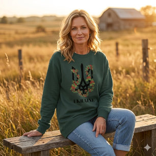 Sweatshirt UKRAINE. Trident. Armoiries ukrainiennes.