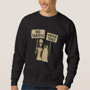 Sweatshirt Un Alien sarcastique drôle résiste à la protestati