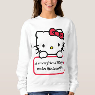 Sweatshirt Un ami doux comme toi - T-Shirt avec citation sinc
