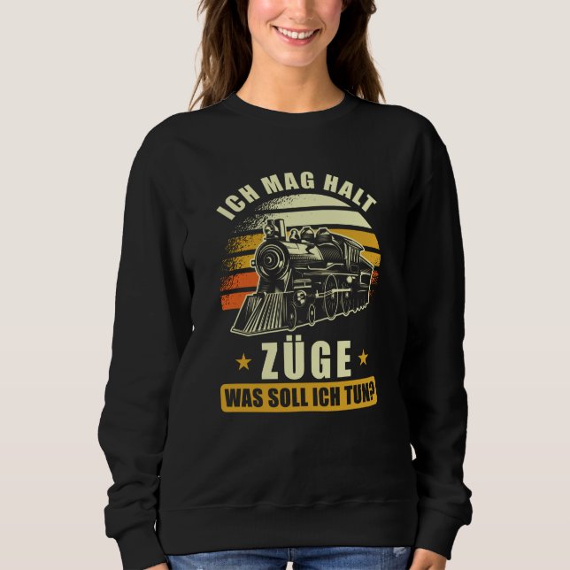 Sweatshirt Un cadeau pour le train Ironbahner dit amusant (Devant)