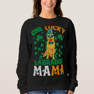 Sweatshirt Un chien chanceux Mama Labrador Retriever Maman St
