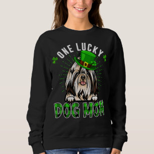 Sweatshirt Un Chien chanceux Mama Shih Tzu Maman Jour de la S