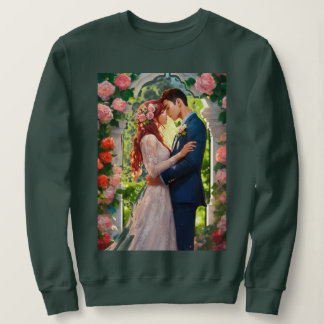 Sweatshirt Un couple romantique imprime T-Shirt-Wear Love Tog