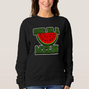 Sweatshirt Un Dans Un Melon Fresh Watermelon Vibe Été