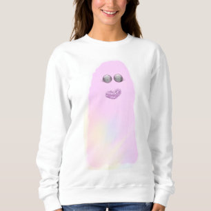 Sweatshirt Un fantôme de pastel de l'arc-en-ciel pétillant