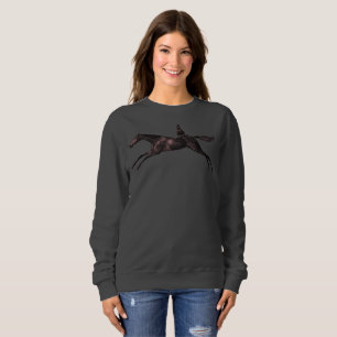 Sweatshirt Un Kangourou Et Un T-Shirt À Cheval