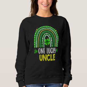 Sweatshirt Un oncle chanceux Rainbow Saint Paddy Irish St Pat