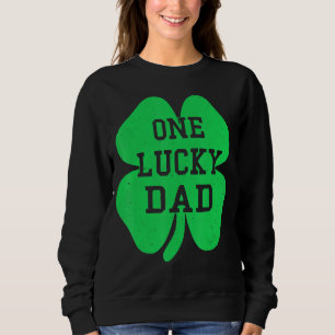 Sweatshirt Un Père Heureux Jour de la Saint Patrick Drôle Pou