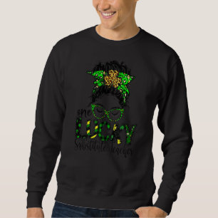 Sweatshirt Un Professeur Chanceux Enseignant de la Saint Patr