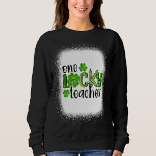 Sweatshirt Un Professeur Chanceux St Patrick S Day Kindergart