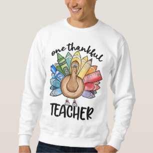 Sweatshirt Un Professeur Remercié Thanksgiving Turquie, Cra m