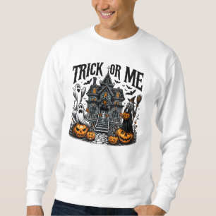 Sweatshirt Un rassemblement éffrayant d'Halloween dans la mai