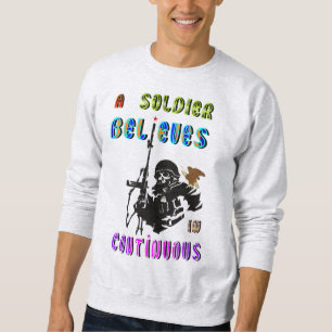 Sweatshirt Un soldat croit en continu