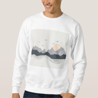 Sweatshirt un t-shirt de montagne