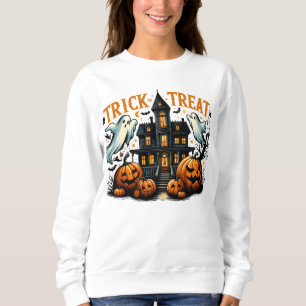 Sweatshirt Un tour-ou-gâteau éffrayant dans un ancien manoir