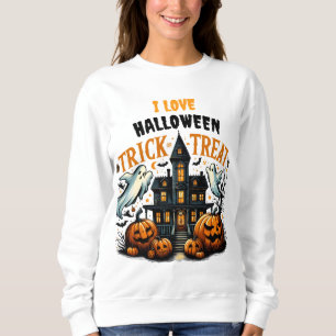 Sweatshirt Un tour-ou-gâteau éffrayant dans un ancien manoir
