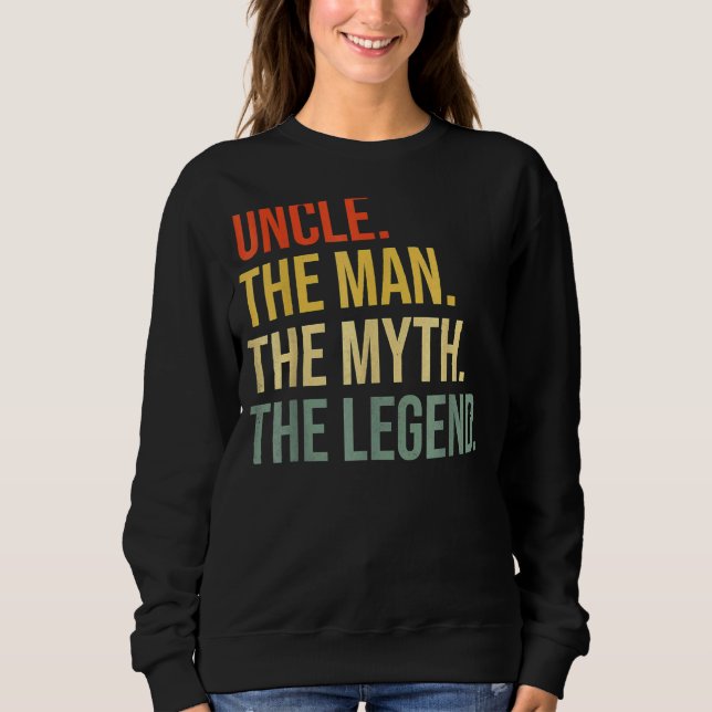 Sweatshirt Uncle The Man (Devant)