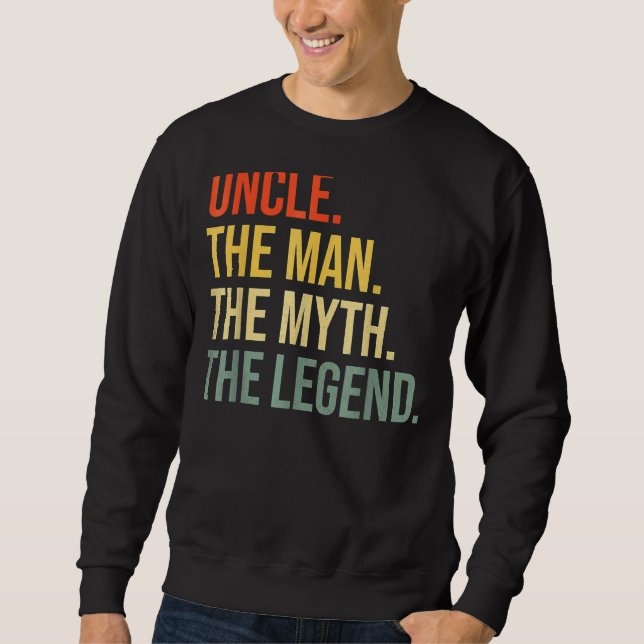 Sweatshirt Uncle The Man (Devant)