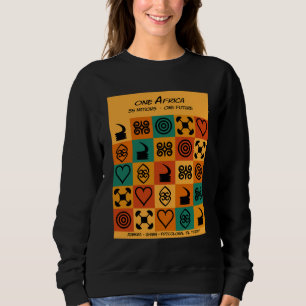 Sweatshirt Une Afrique – Adinkra – Ghana - 