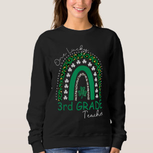 Sweatshirt Une chance 3e année enseignante St Patrick's Day 2