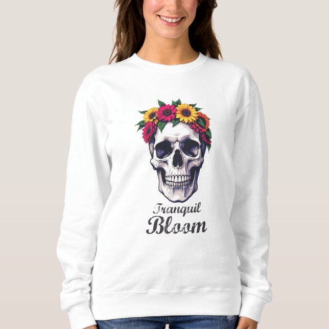 Sweatshirt Une floraison paisible (Devant)