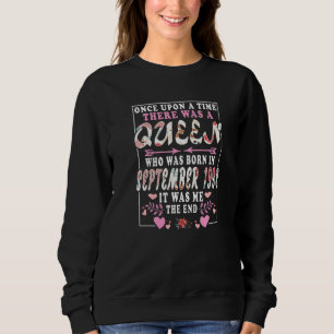 Sweatshirt Une Reine Née En Septembre 1993 Anniversaire W