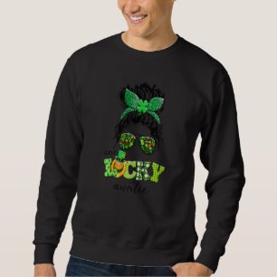Sweatshirt Une Tante Chanceuse Saint Patrick 2019 Coiffure Ch