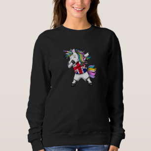 Sweatshirt Unicorn Girl Funny Royaume-Uni Dlag Dab Meme Je
