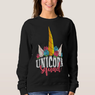 Sweatshirt Unicorn Squad Fairytale Magique Mythique Créature