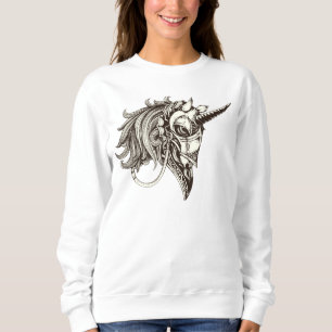 Sweatshirt Unicorne Steampunk