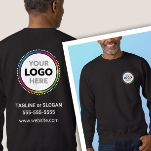 Sweatshirt Uniforme d'employé avec logo et coordonnées -