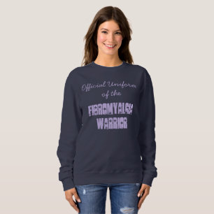 Sweatshirt Uniforme officiel du guerrier de fibromyalgie