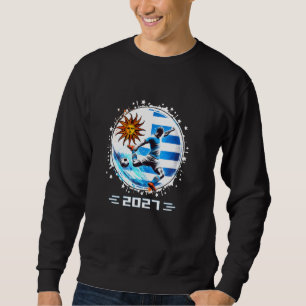 Sweatshirt Uruguay Joueur Garçons Enfants Hommes Jeunes Femme