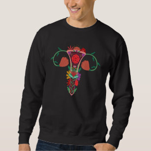 Sweatshirt Uterus montre le féminisme féministe du doigt moye