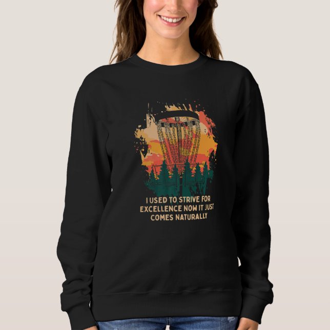 Sweatshirt Utilisé Pour Lutter Pour Excellence Disc Concours  (Devant)