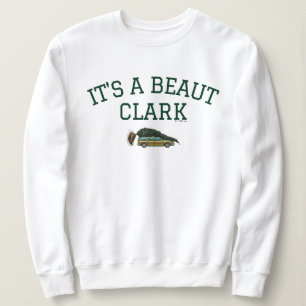 Sweatshirt Vacances Noël C'est une Beaut Clark