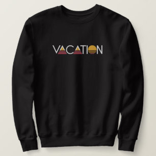 Sweatshirt Vacances Sunrise Design Typographie audacieuse ave