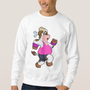 Sweatshirt Vache à la course