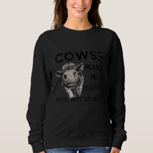 Sweatshirt Vache Cool Pour Hommes Femmes Vacher Vaches Laitiè