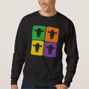 Sweatshirt Vache d'élevage agricole Fermier Vache d'élevage 1
