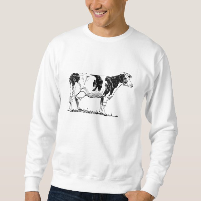 Sweatshirt Vache du Holstein (Devant)