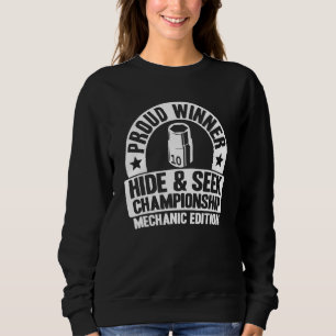 Sweatshirt Vainqueur fier Cacher Rechercher Championnat 10mm