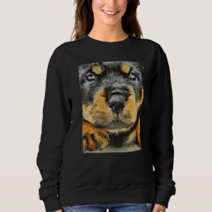 Sweatshirt Vecteur de portrait de marionnettes rotative artis