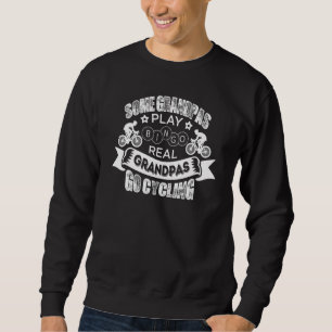 Sweatshirt Vélo Amour Véritable Grand-Père Aller Vélo Équitat