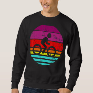 Sweatshirt Vélo de vacances Retro Vintage Sunset Summer Vacan