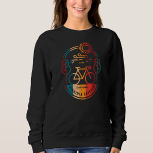 Sweatshirt Vélo Trail Retro Virginia Creeper