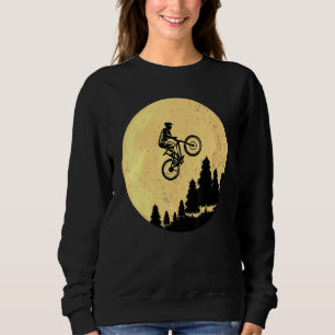 Sweatshirt Vélo VTT VTT Lune Art Équitation